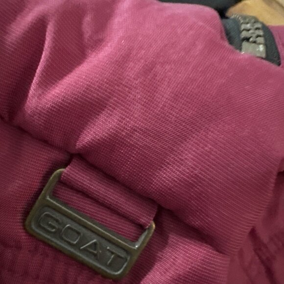 Vtg. 80’s Mountain Goat Puffer Ski Snowboard Jacket Women’s S Retro Maroon ￼‎ - Picture 6 of 6